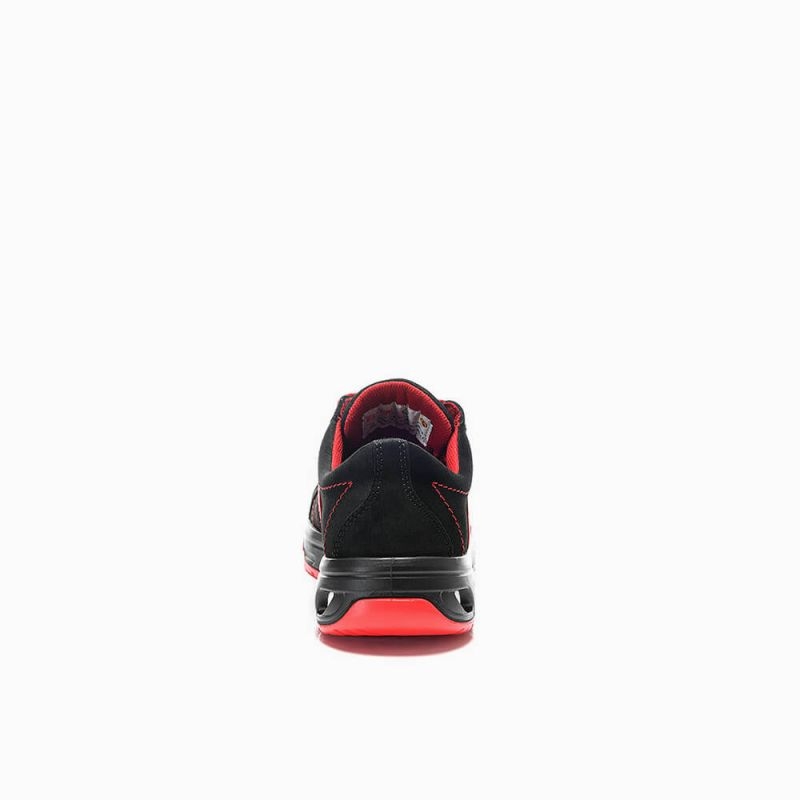 ELTEN-Footwear, S1-Arbeits-Berufs-Sicherheits-Schuhe, Halbschuhe, BREEZER XX10 LOW, ESD, schwarz/rot