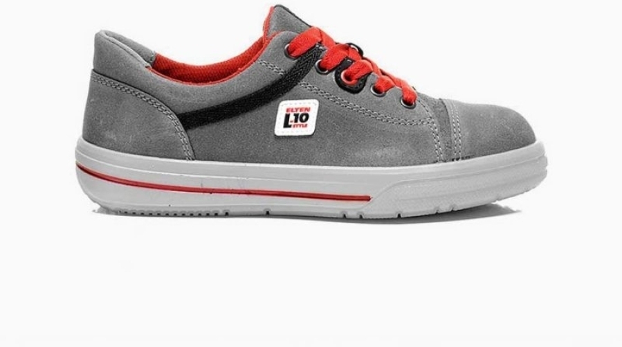 ELTEN-Footwear, S3-Damen-Arbeits-Berufs-Sicherheits-Schuhe, Halbschuhe, VINTAGE LADY LOW ESD, grau
