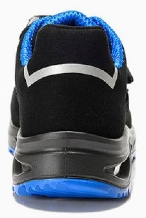 ELTEN-Footwear, S1P-Damen-Arbeits-Berufs-Sicherheits-Sandalen, IMPULSE Lady XXTL Easy, ESD, schwarz/blau