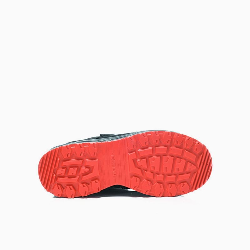 ELTEN-S1P-Damen-Sicherheitssandale, HANNAH XXTL black-red Easy, ESD, Form A, schwarz/rot