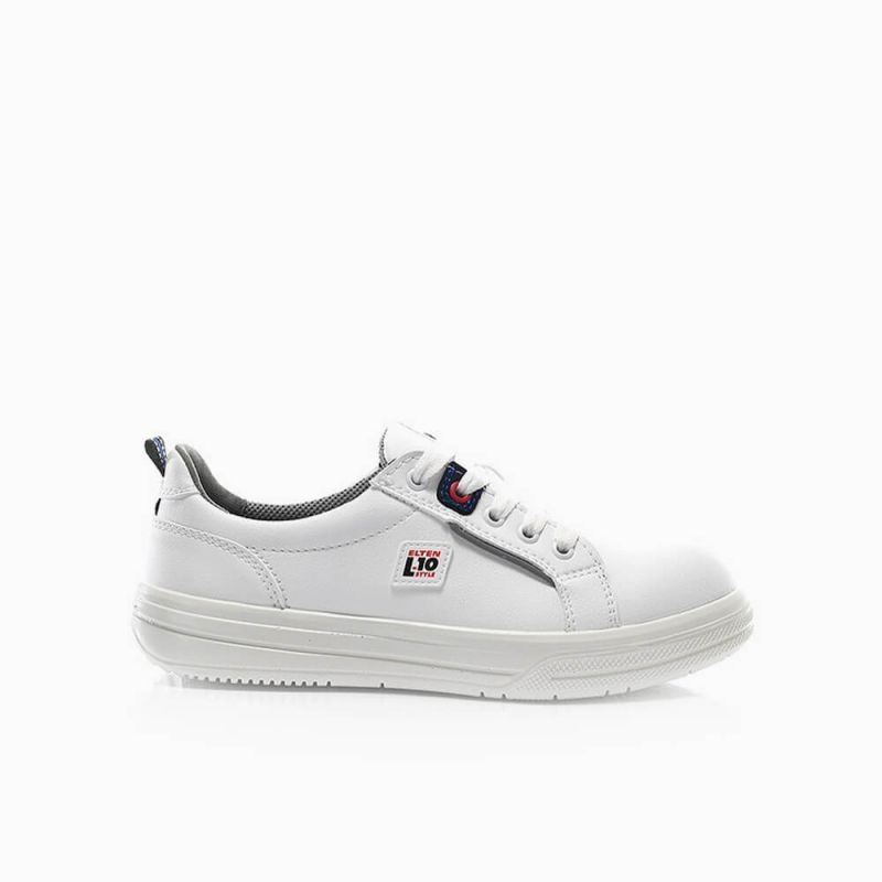 ELTEN-Footwear, S3-Arbeits-Berufs-Sicherheits-Schuhe, Halbschuhe, GHOST LADY LOW, ESD, weiß