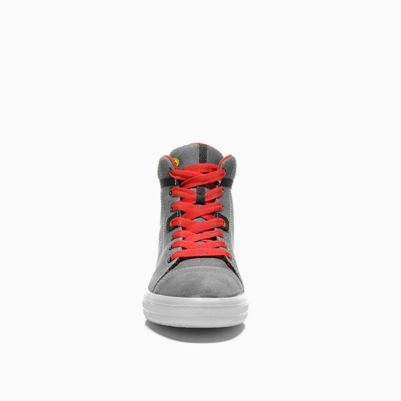 ELTEN-Footwear, S3-Damen-Arbeits-Berufs-Sicherheits-Schuhe, Hochschuhe, VINTAGE LADY MID ESD, grau