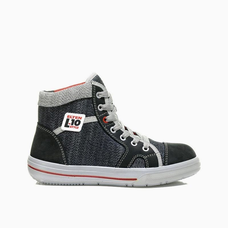 ELTEN-Footwear, S2-Damen-Arbeits-Berufs-Sicherheits-Schuhe, Hochschuhe, SENSATION LADY MID ESD, schwarz