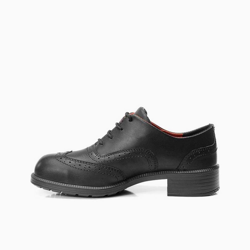 ELTEN-Footwear, S2-Damen-Arbeits-Berufs-Sicherheits-Schuhe, Halbschuhe, OFFICER LADY ESD, schwarz