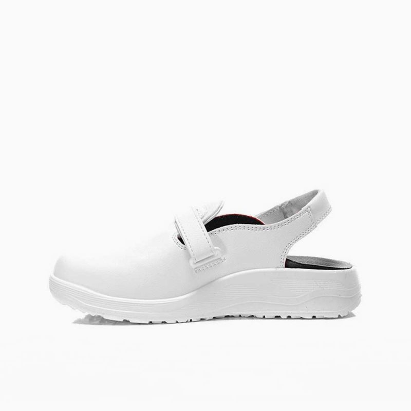 ELTEN-Footwear, SB-Arbeits-Berufs-Sicherheits-Clogs, MIA WHITE, ESD, weiß