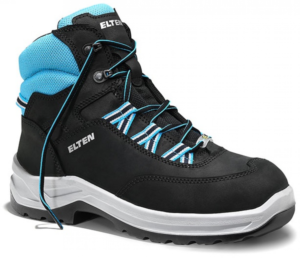 ELTEN-Footwear, S2-TREKKING LADY-Arbeits-Berufs-Sicherheits-Schuhe, Hochschuhe, LOTTE aqua Mid, ESD, schwarz