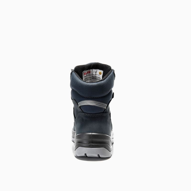 ELTEN-Footwear, S3-Damen-Arbeits-Berufs-Sicherheits-Schuhe, Schnürstiefel, LOTTE GTX Mid, ESD, CI blau