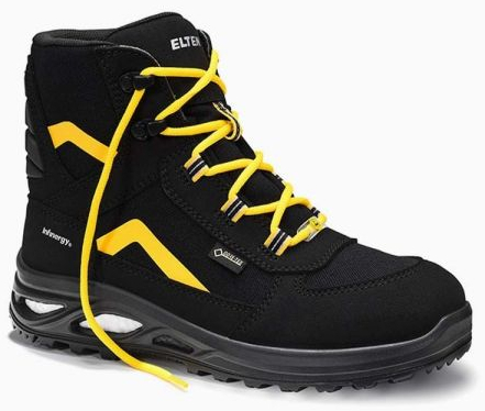 ELTEN-S2-Damen-Sicherheitshochschuhe, TINI XXTL GTX Mid CI, ESD, schwarz/gelb