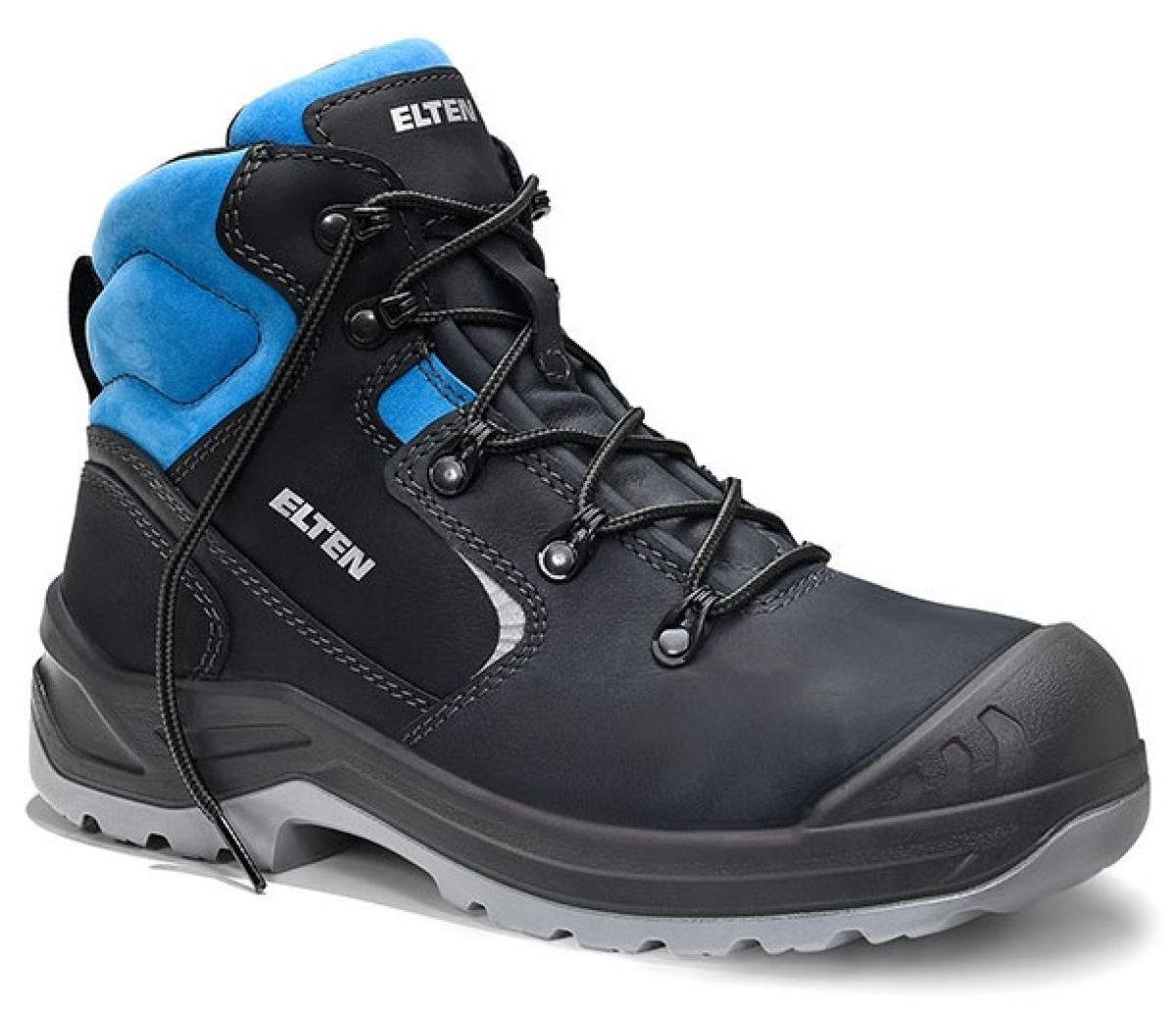 ELTEN-Footwear, S3-TREKKING LADY-Arbeits-Berufs-Sicherheits-Schuhe, Hochschuhe, LENA Mid, ESD, blau