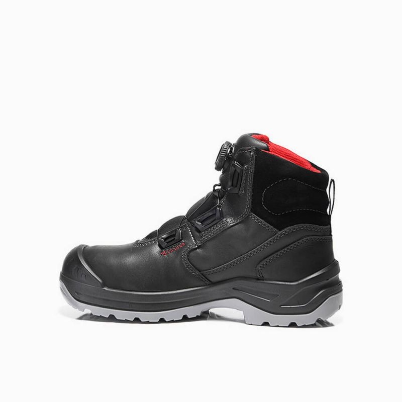 ELTEN-Footwear, S3-Damen-Arbeits-Berufs-Sicherheits-Schuhe, hoch, LENA BOA® Mid, ESD, schwarz