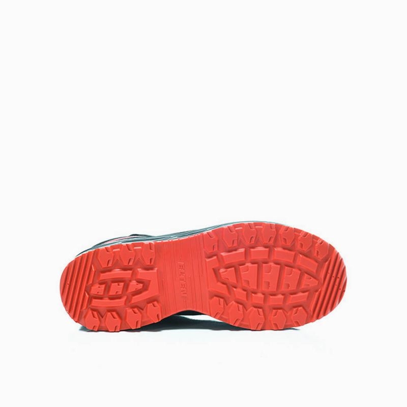 ELTEN-Footwear, S3-Damen-Arbeits-Berufs-Sicherheits-Schuhe, Schnürstiefel, HANNAH XXTL Mid, ESD, schwarz-rot