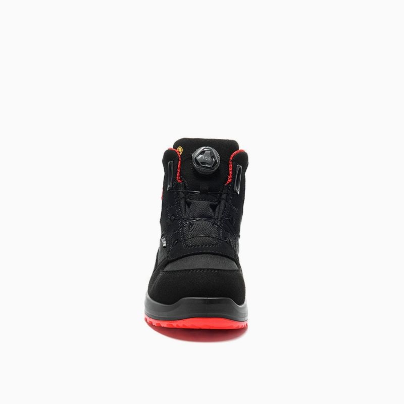 ELTEN-S3-Damen-Sicherheitshochschuhe, HANNAH XXTL BOA black-red Mid, ESD, schwarz-rot