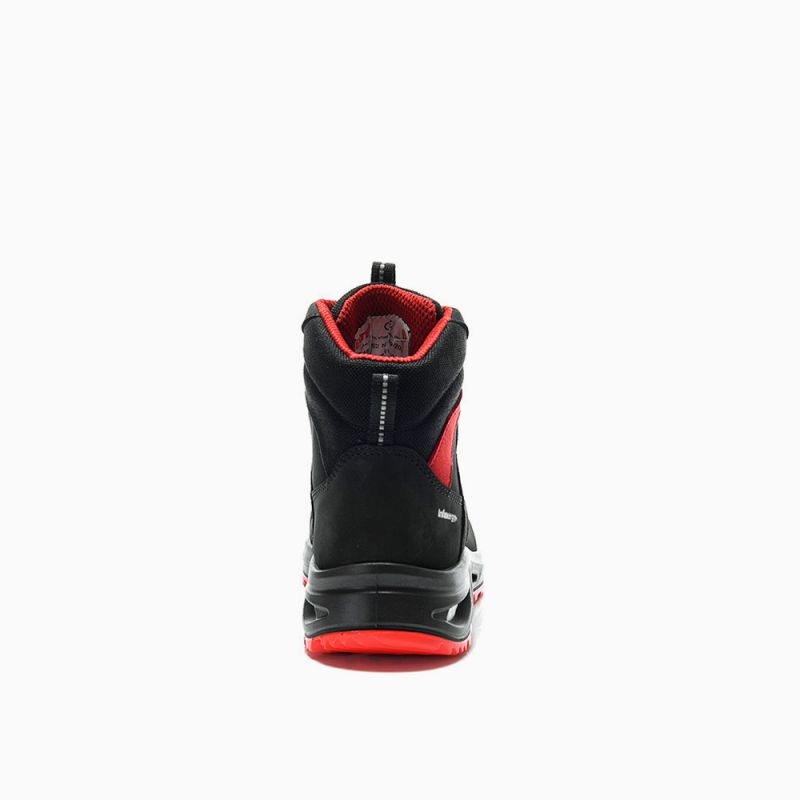 ELTEN-Footwear, S3-Damen-Arbeits-Berufs-Sicherheits-Schuhe, Schnürstiefel, HENNY XXTL Mid, ESD, schwarz