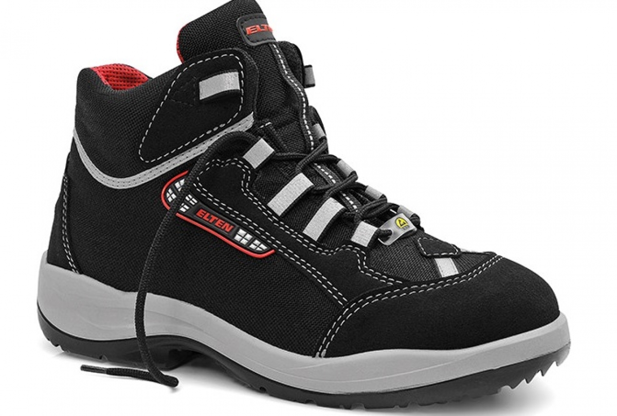 ELTEN-Footwear, S3-Arbeits-Berufs-Sicherheits-Schuhe, Schnrstiefel, MAJA Mid, ESD, schwarz