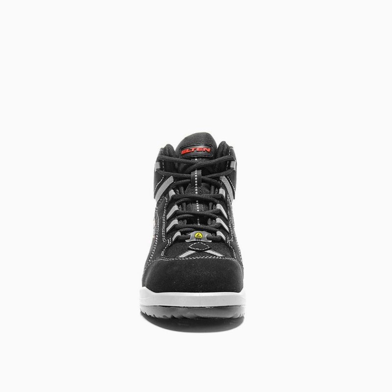ELTEN-Footwear, S3-Arbeits-Berufs-Sicherheits-Schuhe, Schnürstiefel, MAJA Mid, ESD, schwarz
