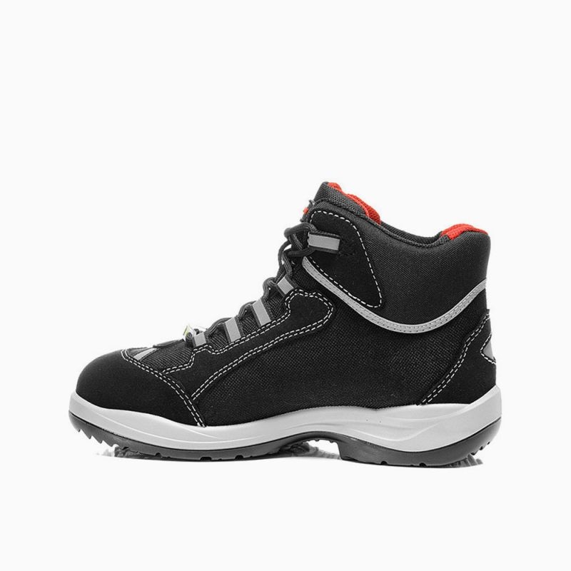 ELTEN-Footwear, S3-Arbeits-Berufs-Sicherheits-Schuhe, Schnürstiefel, MAJA Mid, ESD, schwarz