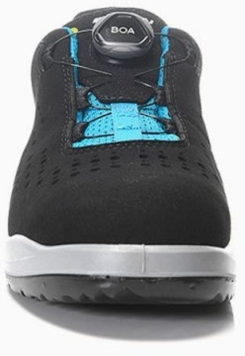 ELTEN-Footwear, S1P-Damen-Arbeits-Berufs-Sicherheits-Schuhe, Halbschuhe, IMPULSE LADY BOA aqua LOW, ESD, schwarz