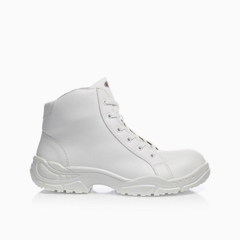 ELTEN-Footwear, S2-Arbeits-Berufs-Sicherheits-Schuhe, Hochschuhe, WHITE LOOP MID ESD, weiß