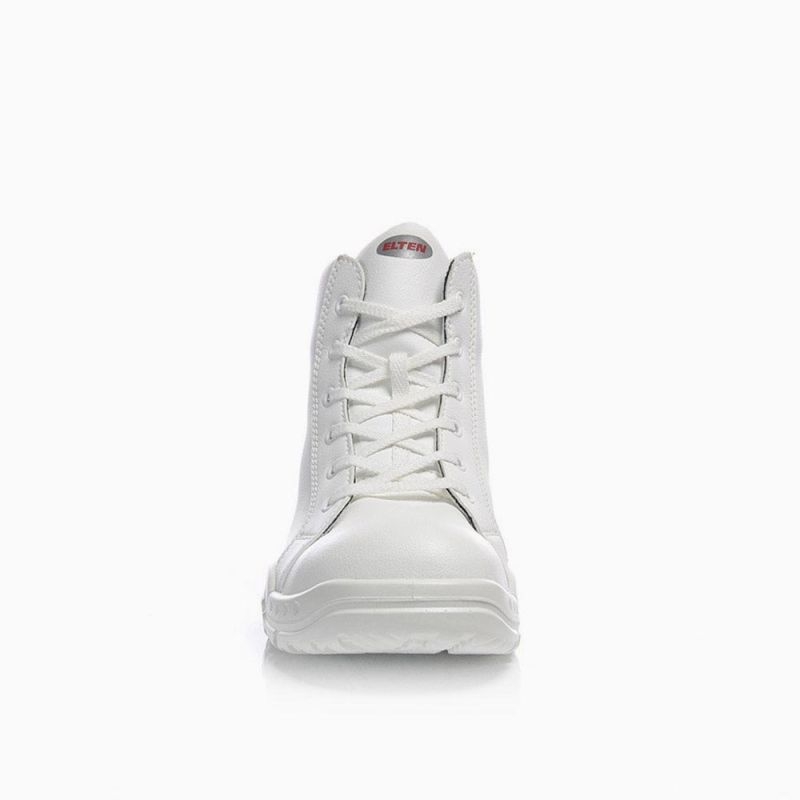 ELTEN-Footwear, S2-Arbeits-Berufs-Sicherheits-Schuhe, Hochschuhe, WHITE LOOP MID ESD, weiß