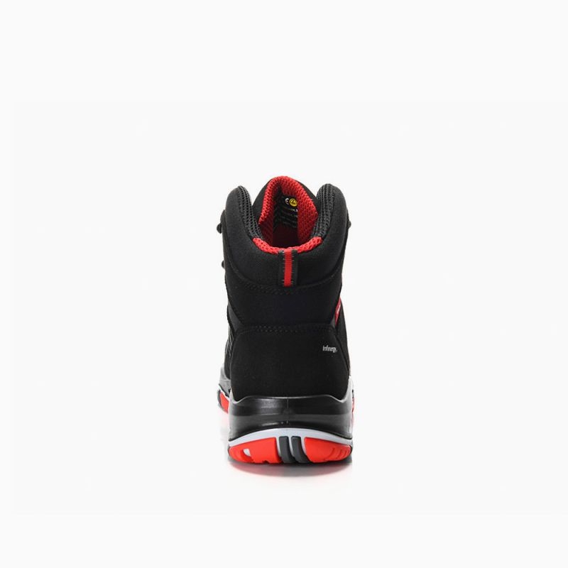 ELTEN-S3-Sicherheitsstiefel, ALAN XXTP black-red Mid, ESD, schwarz-rot