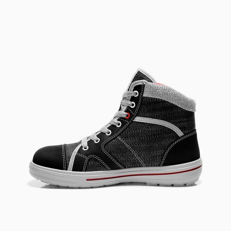 ELTEN-Footwear, S3-Arbeits-Berufs-Sicherheits-Schuhe, Hochschuhe, SENSATION UP MID ESD, schwarz