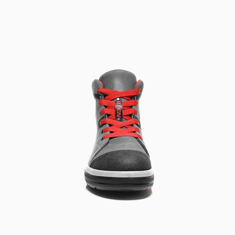 ELTEN-Footwear, S3-Arbeits-Berufs-Sicherheits-Schuhe, Hochschuhe, VINTAGE PIRATE MID ESD, grau
