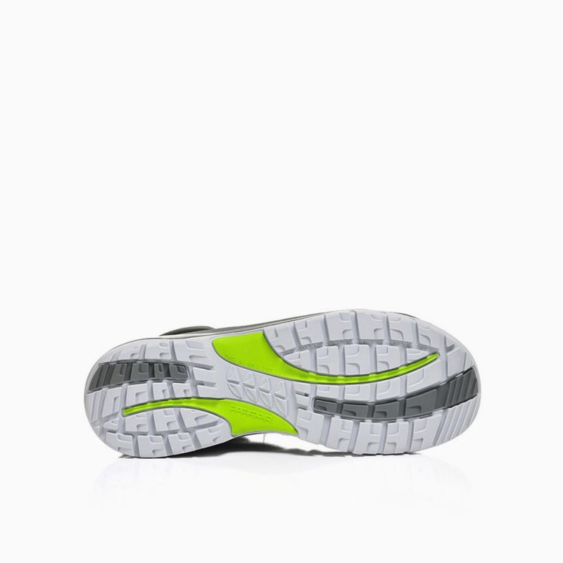 ELTEN-Footwear, S1P-Arbeits-Berufs-Sicherheits-Schuhe, Hochschuhe, IMPULSE GREEN MID ESD, schwarz