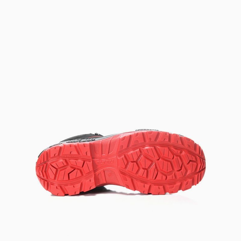 ELTEN-S3-Sicherheitsschnürstiefel, QUENTIN black-red Mid, ESD, schwarz-rot