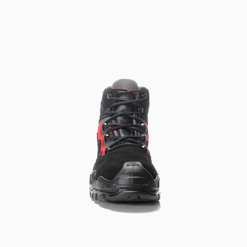 ELTEN-S3-Sicherheitsstiefel, MICK black-red Mid, ESD, schwarz-rot