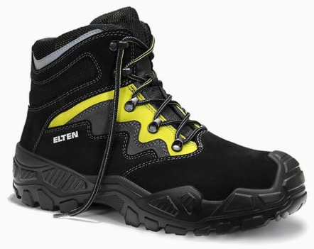 ELTEN-S3-Sicherheitsstiefel, MICK black-green Mid, ESD, schwarz-grn