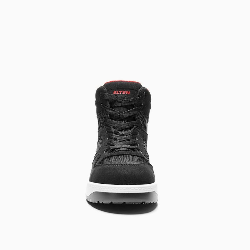 ELTEN-Footwear, S1P-Arbeits-Berufs-Sicherheits-Schuhe, Hochschuhe, LAKERS black Mid ESD, schwarz