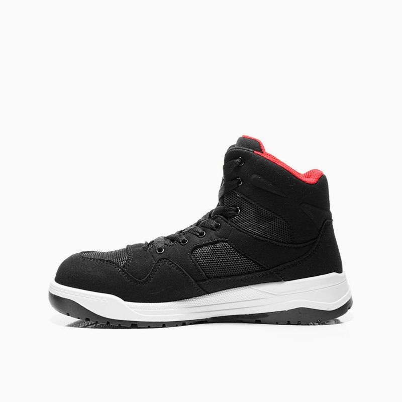 ELTEN-Footwear, S1P-Arbeits-Berufs-Sicherheits-Schuhe, Hochschuhe, LAKERS black Mid ESD, schwarz