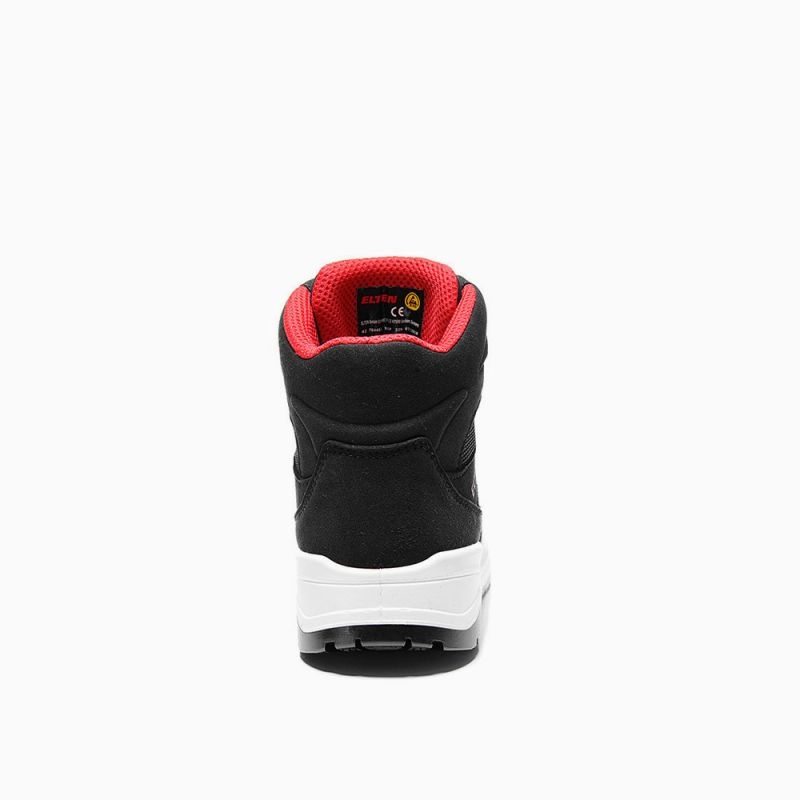 ELTEN-Footwear, S1P-Arbeits-Berufs-Sicherheits-Schuhe, Hochschuhe, LAKERS black Mid ESD, schwarz