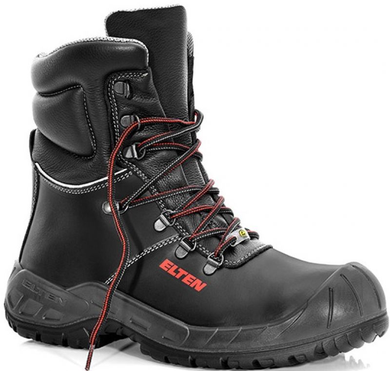 ELTEN-Footwear, S3-Arbeits-Berufs-Sicherheits-Schuhe, Schnrstiefel, RENZO S HIGH ESD, HI, schwarz