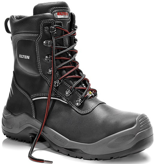 ELTEN-Footwear, S3 Winter-Arbeits-Berufs-Sicherheits-Schuhe, Schnürstiefel, JOSCHI ESD CI, schwarz