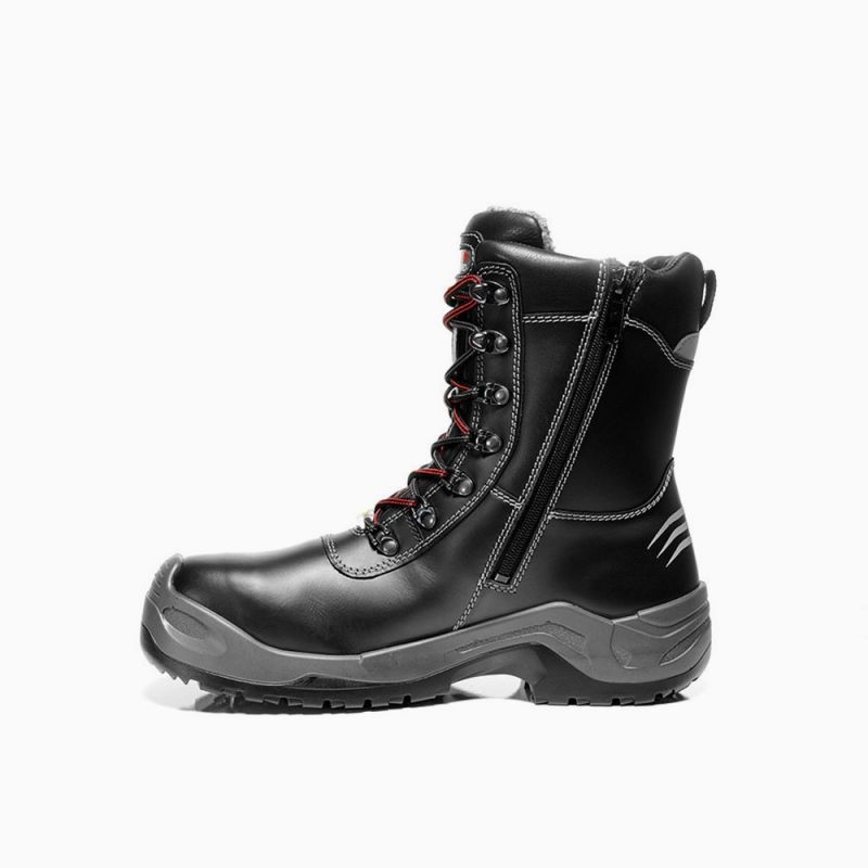 ELTEN-Footwear, S3 Winter-Arbeits-Berufs-Sicherheits-Schuhe, Schnürstiefel, JOSCHI ESD CI, schwarz