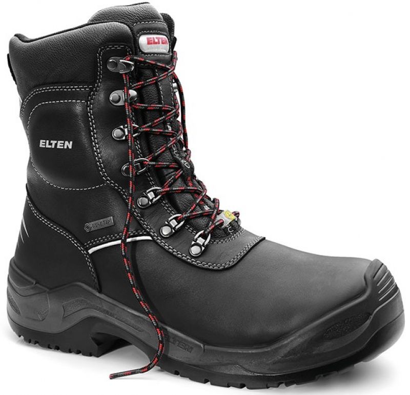 ELTEN-Footwear, S3-Arbeits-Berufs-Sicherheits-Schuhe, Schnrstiefel, OSCHI GTX ESD, schwarz