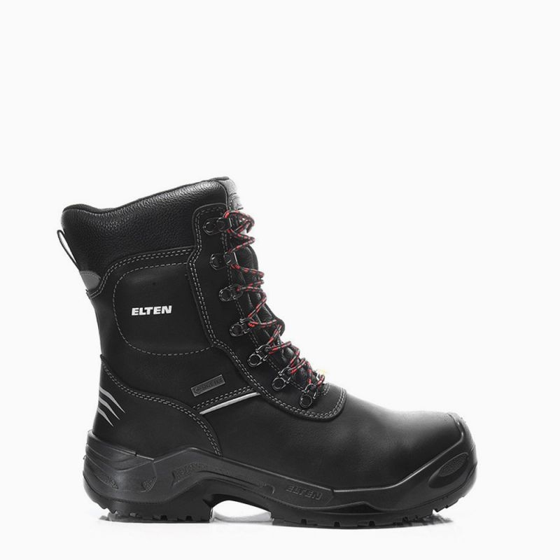 ELTEN-Footwear, S3-Arbeits-Berufs-Sicherheits-Schuhe, Schnürstiefel, OSCHI GTX ESD, schwarz