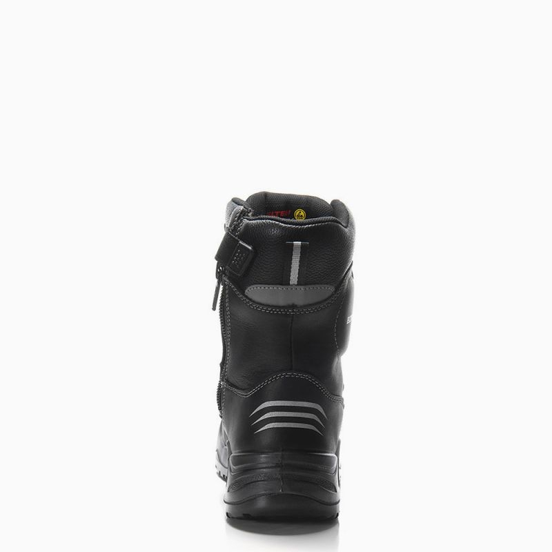ELTEN-Footwear, S3-Arbeits-Berufs-Sicherheits-Schuhe, Schnürstiefel, OSCHI GTX ESD, schwarz