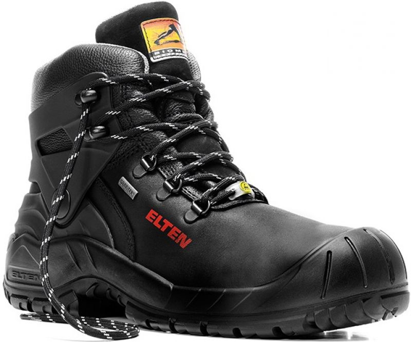 ELTEN-Footwear, S3-Arbeits-Berufs-Sicherheits-Schuhe, Hochschuhe, RENZO BIOMEX GTX CI ESD, schwarz