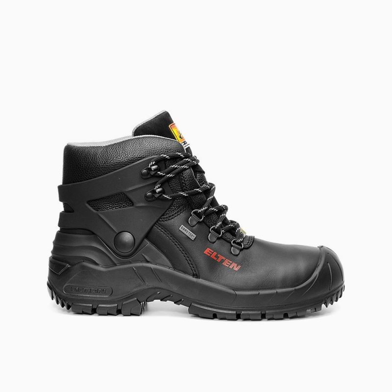 ELTEN-Footwear, S3-Arbeits-Berufs-Sicherheits-Schuhe, Hochschuhe, RENZO BIOMEX GTX CI ESD, schwarz