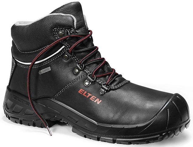 ELTEN-Footwear, Arbeits-Berufs-Sicherheits-Schuhe, Schnürstiefel, RENZO GTX XW Mid, ESD, S3 CI, schwarz