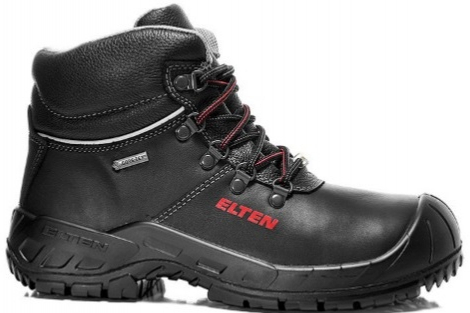 ELTEN-Footwear, Arbeits-Berufs-Sicherheits-Schuhe, Schnürstiefel, RENZO GTX XW Mid, ESD, S3 CI, schwarz