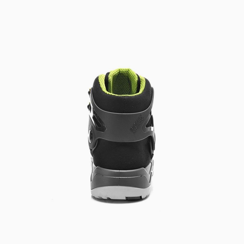 ELTEN-Footwear, S1-Arbeits-Berufs-Sicherheits-Schuhe, Schnürstiefel, TOMMASO green Mid, ESD, schwarz