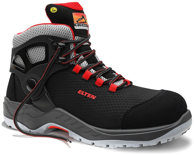 ELTEN-Footwear, S3-BIOMEX PROTECTION-Arbeits-Berufs-Sicherheits-Schuhe, Hochschuhe, ARTURO Mid, ESD, schwarz