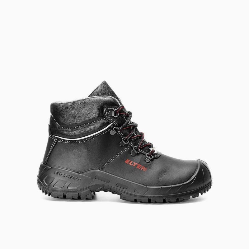 ELTEN-Footwear, S3-Arbeits-Berufs-Sicherheits-Schuhe, Hochschuhe, RENZO XW MID ESD, schwarz