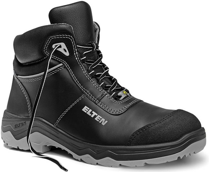 ELTEN-Footwear, S3-Arbeits-Berufs-Sicherheits-Schuhe, Hochschuhe, LEROY MID ESD, schwarz