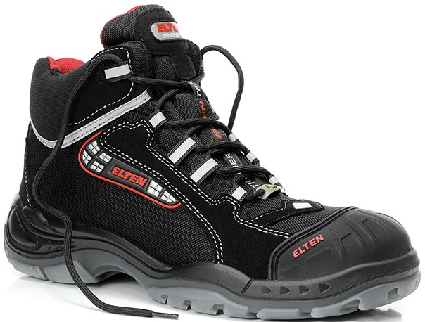 ELTEN-Footwear, S3-Arbeits-Berufs-Sicherheits-Schuhe, Hochschuhe, SANDER PRO ESD, mit Überkappe, schwarz