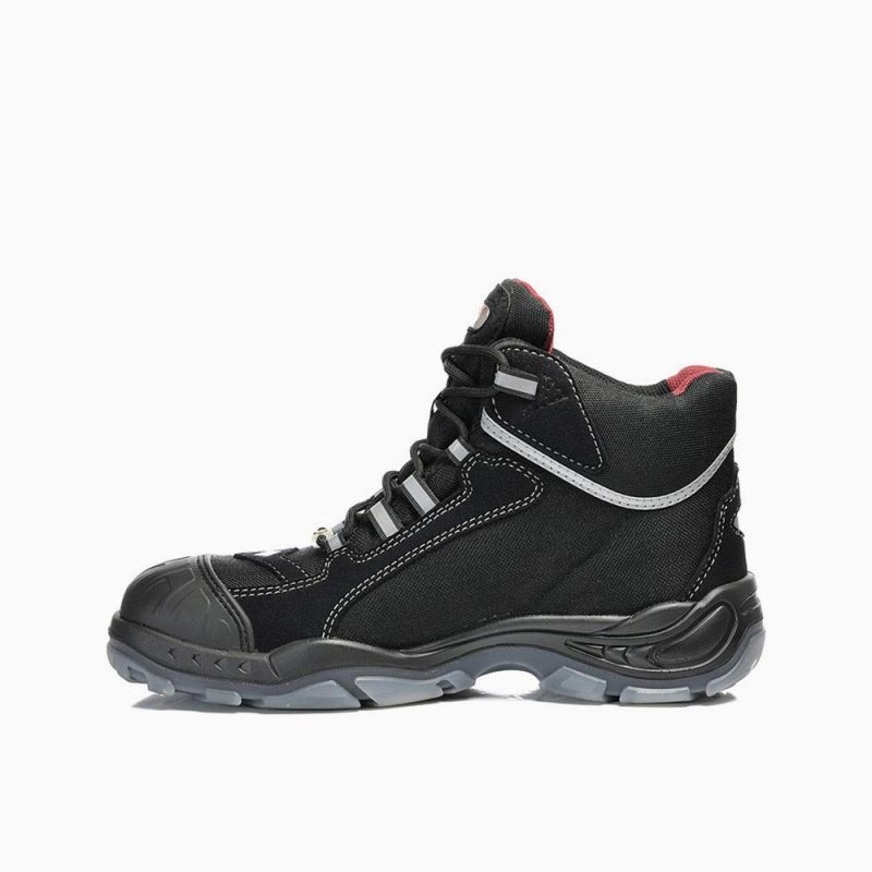 ELTEN-Footwear, S3-Arbeits-Berufs-Sicherheits-Schuhe, Hochschuhe, SANDER PRO ESD, mit Überkappe, schwarz