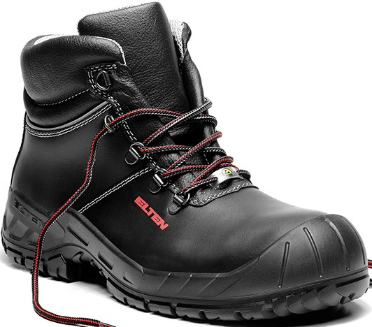 ELTEN-Footwear, S3-Arbeits-Berufs-Sicherheits-Schuhe, Hochschuhe, LAURENZO PU MID ESD, schwarz
